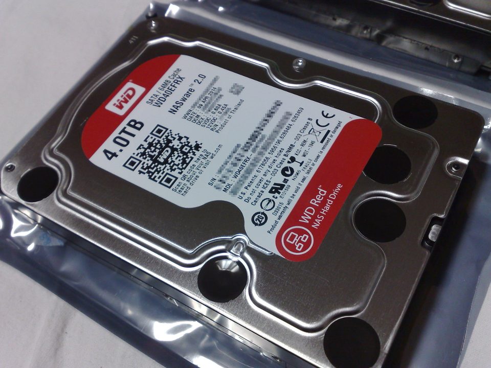 A WD Red NAS hard drive of the same product line as the Red Plus