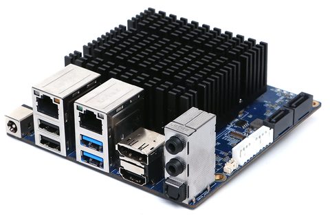 An ODROID-H2 single board computer, the same x86 board family as the Odroid H4