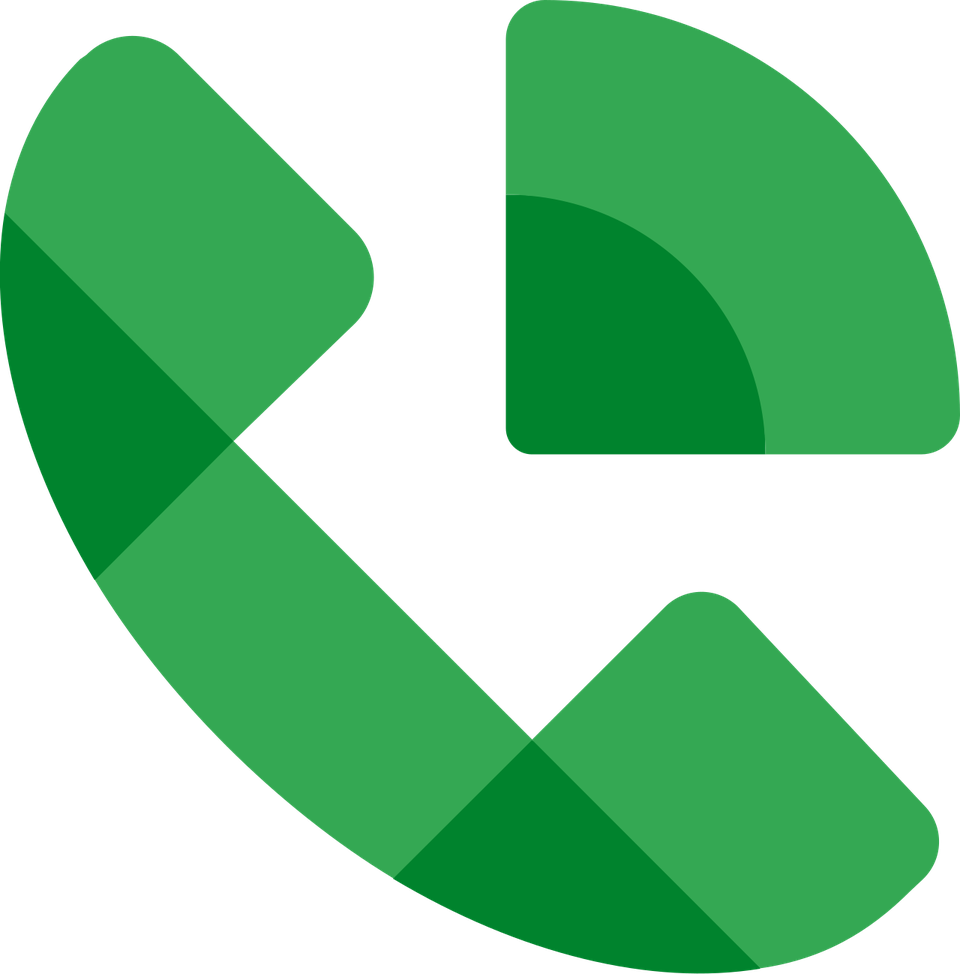 The Google Voice app icon, a green telephone handset