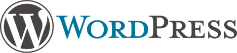 The WordPress logo, a white W in a circle