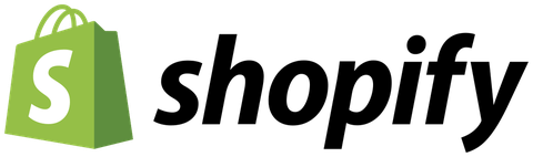The Shopify logo, a green shopping bag with an S
