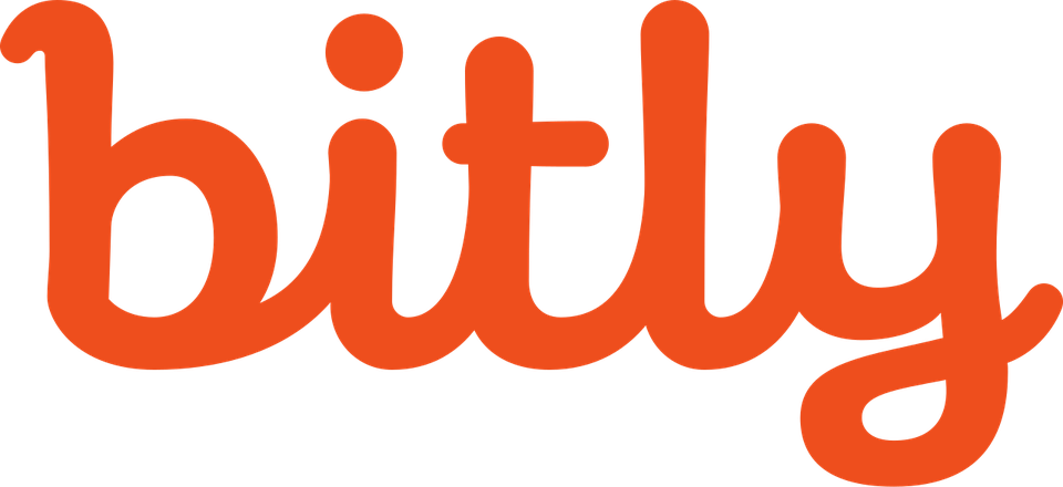 The Bitly logo, the word bitly in dark lowercase letters with an orange square